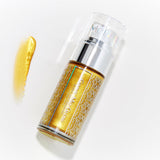 Product with swatch image of Mo-Beauty Shop's Gimme Mo-Glow All-Over Highlighter in the Gold shade.