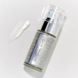 Product with swatch image of Mo-Beauty Shop's Gimme Mo-Glow All-Over Highlighter in the Silver shade.