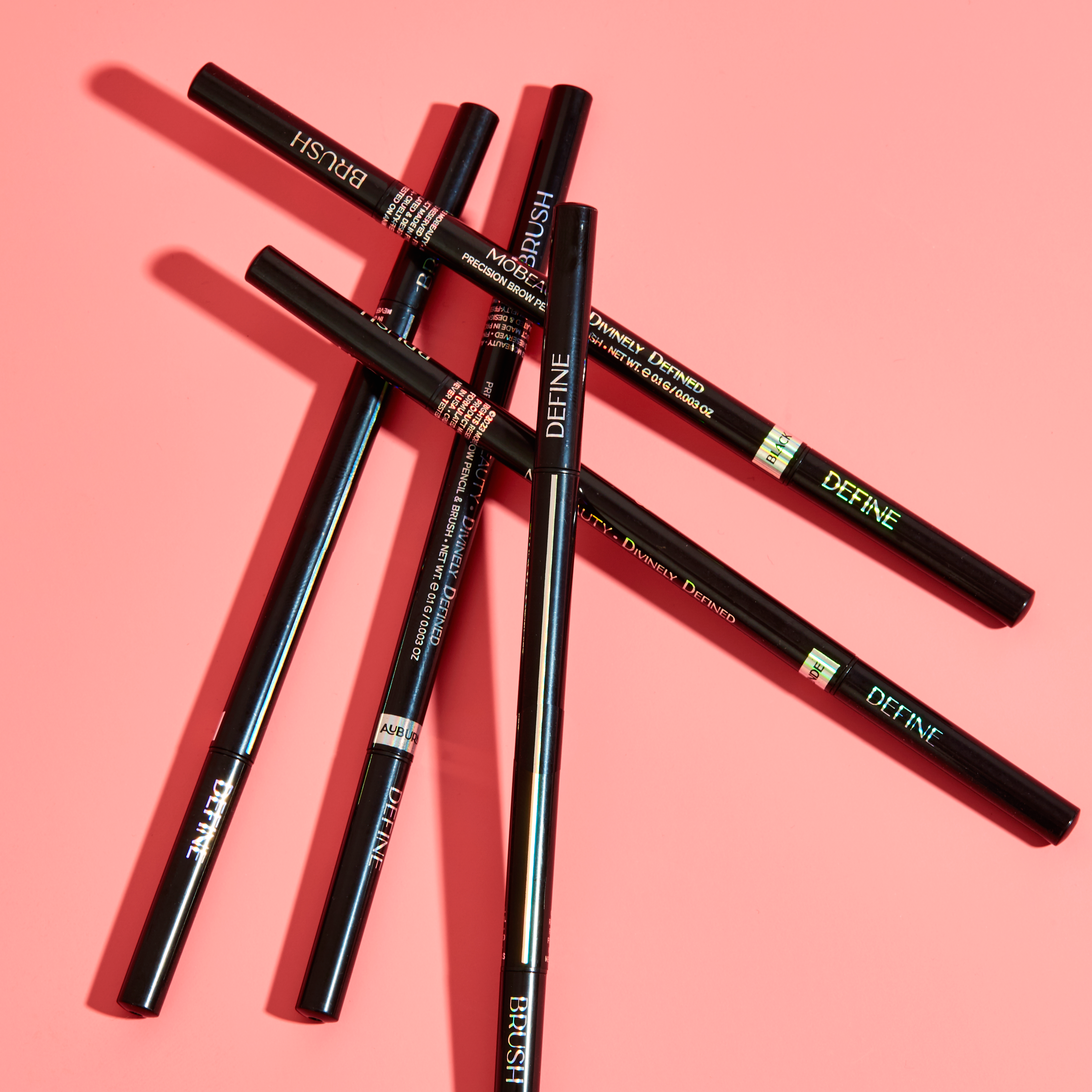 Mo-Beauty Shop's Divinely Defined Ultra-Fine Tip Brow Pencil + Brush. Available in 5 shades.