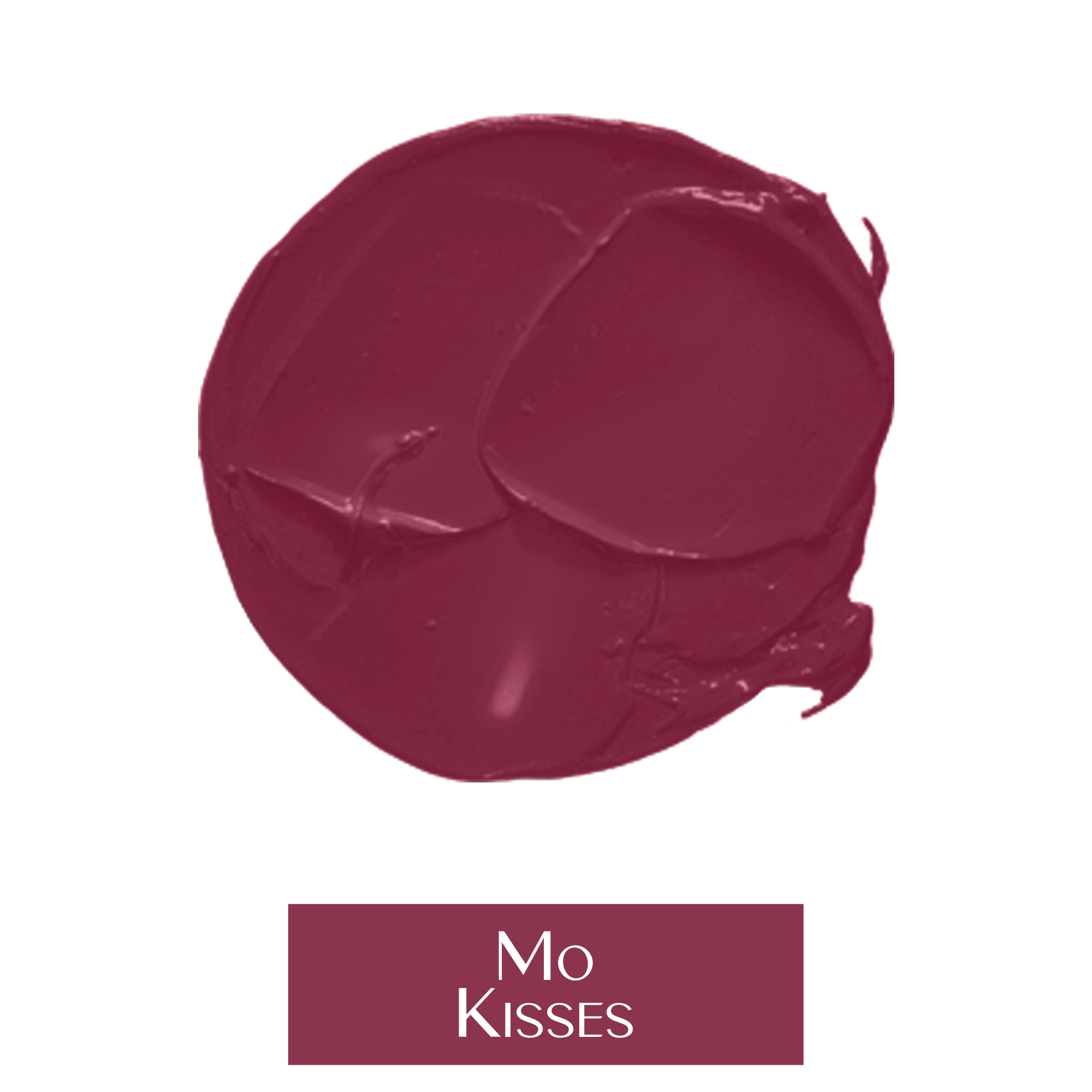 Swatch image of Mo-Beauty Shop's Mo-Matte Liquid Lipstick in the shade Mo Kisses.