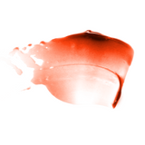 Swatch image of Mo-Beauty Shop's Mo-Jelly Blush + Lip Tint in the shade Sherbet, a buildable coral color. 