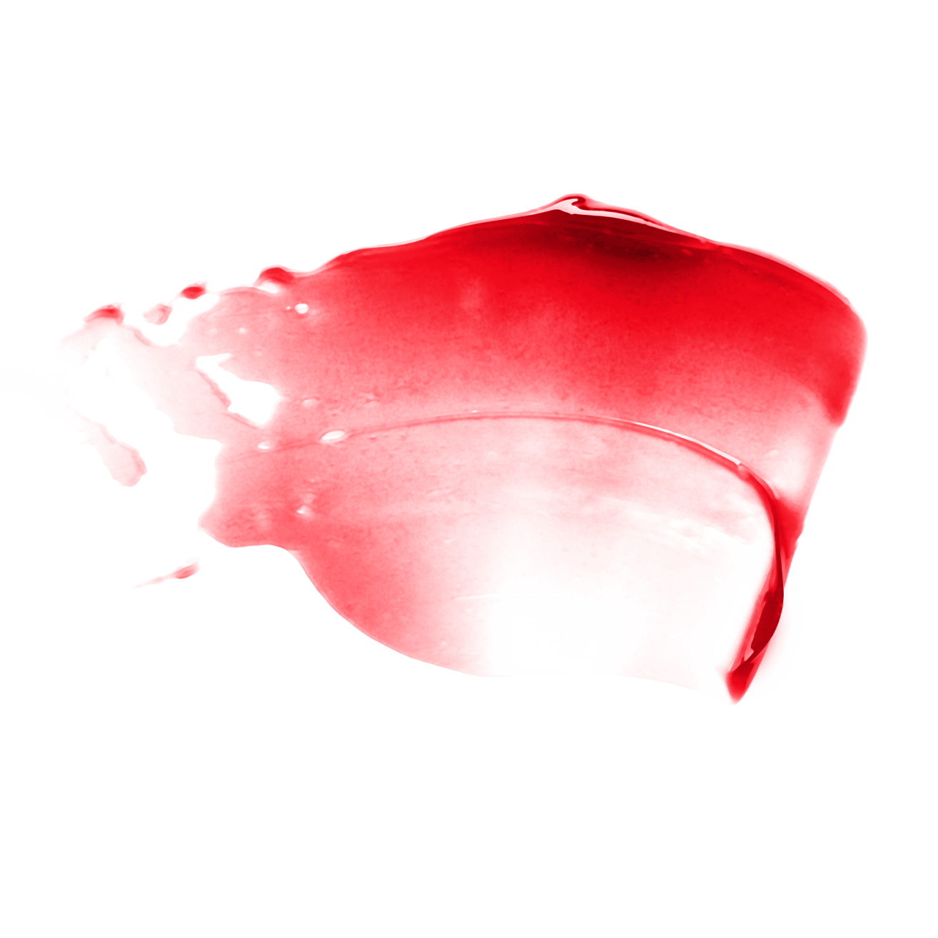 Swatch image of Mo-Beauty Shop's Mo-Jelly Blush + Lip Tint in the shade Chili Crisp, a buildable red color. 