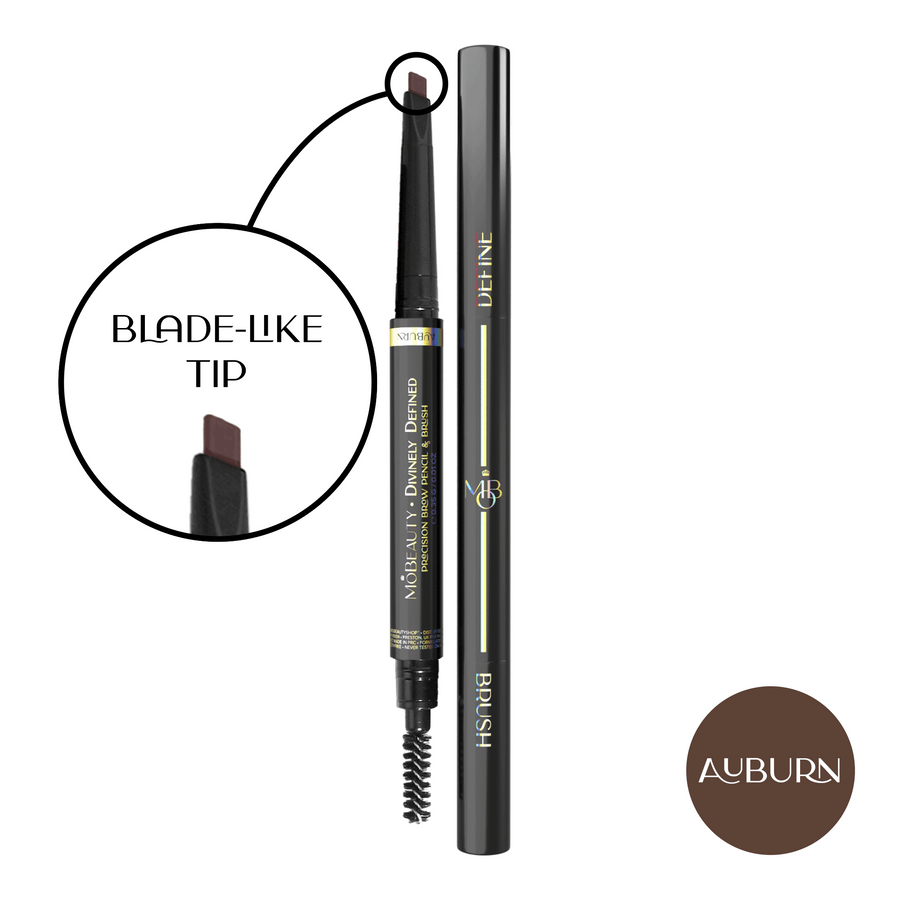 Eyebrow pencil with discount brush