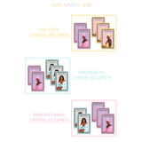 Skin Under $30: Hydration Mask Regimen (5-Pack)